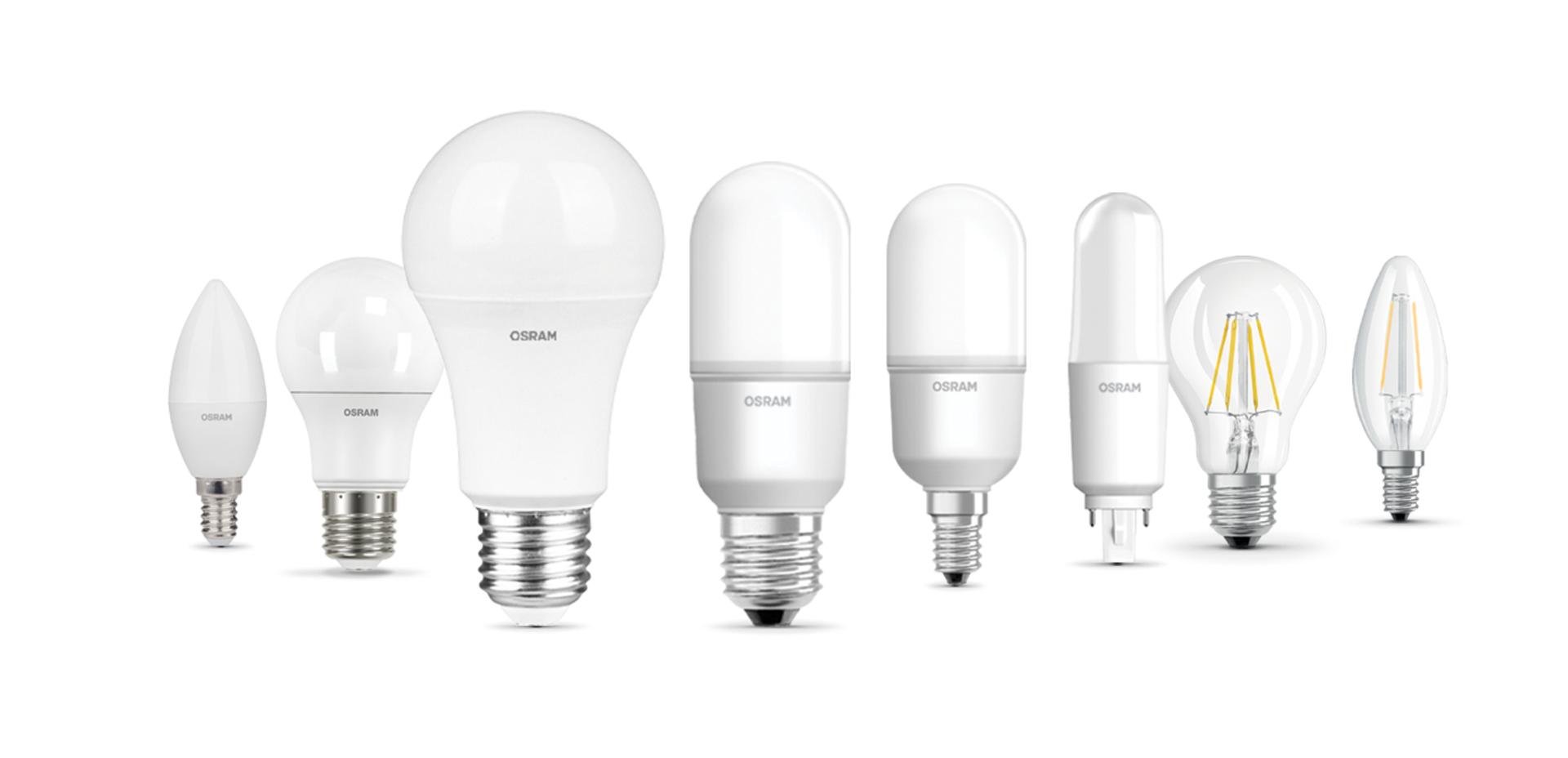 Full-glass LED lamps