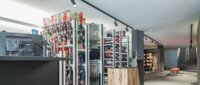 New Illumination of Ski Rental Shop Noleggio by Maestri