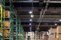 New lighting at Mercedes-Benz logistics center