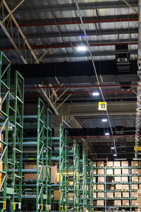 New lighting at Mercedes-Benz logistics center